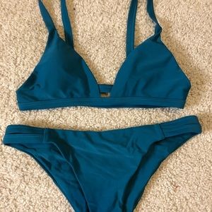 Green/ turquoise bikini